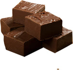 Betsy's Fancy Fudge authentic imported USA confectionery close up texture