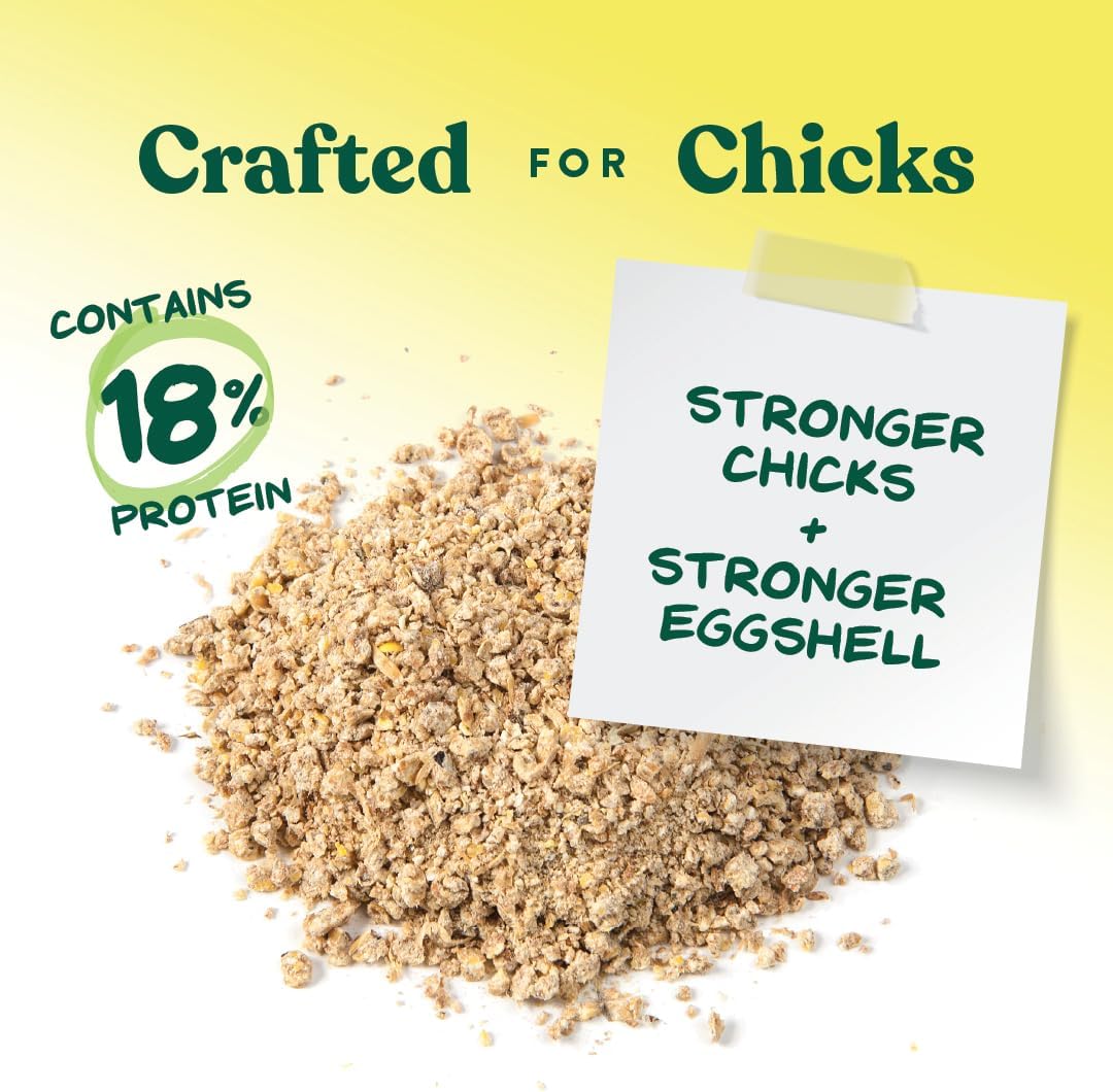 Manna Pro 5 lb chick starter bag side view