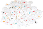 Pressman Rummikub player racks and tile setup overview