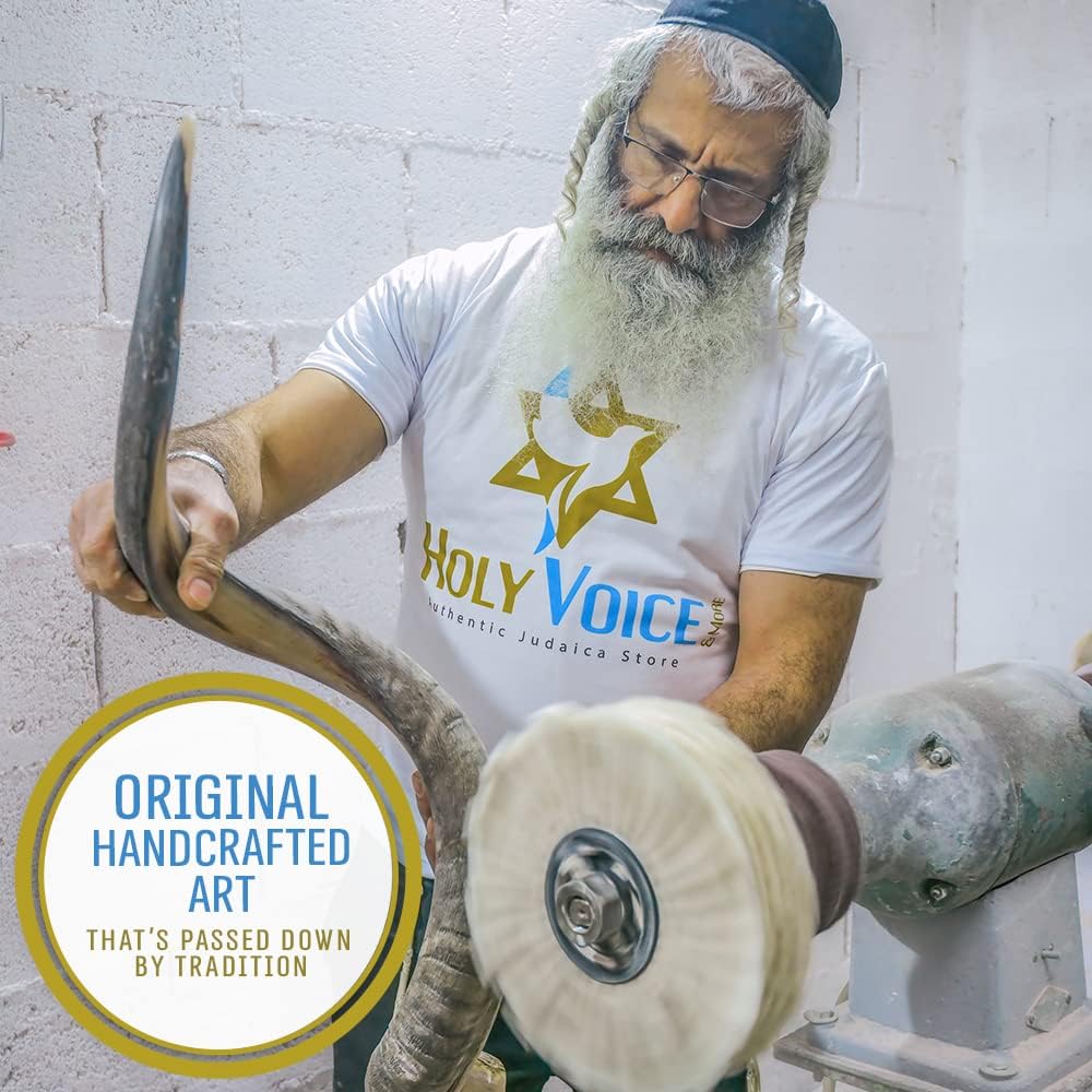 Holy Voice Yemenite shofar spiral curve angle