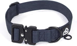 Dog Collar for Large Dogs - Adjustable, Chew Proof Nylon Collar with Metal Quick Release Buckle and D-Ring for Dog Tags (Dark Green, L) - Image 9