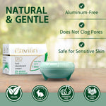 Lavilin foot deodorant cream applied on foot