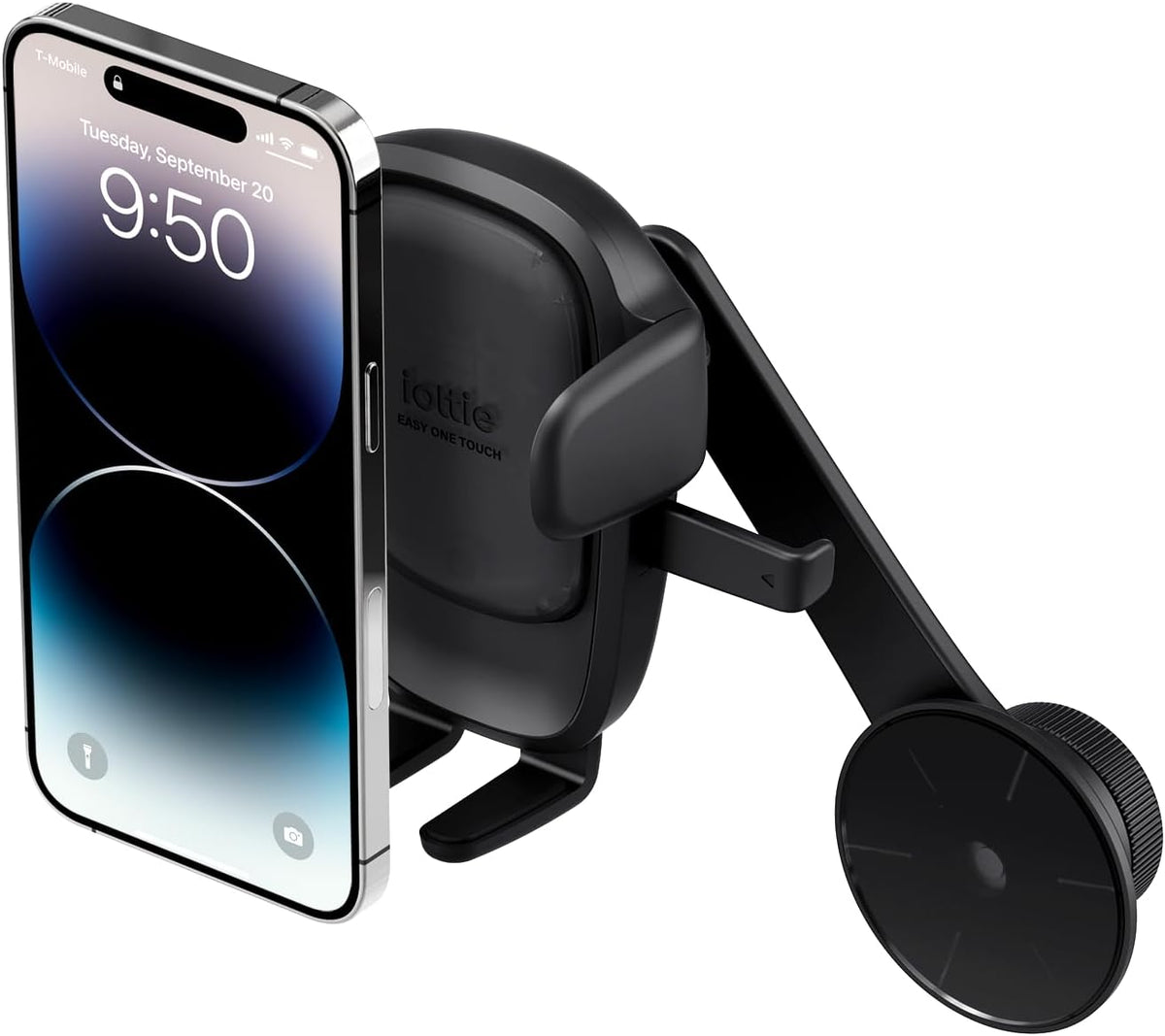 iOttie Easy One Touch 5 windshield mobile phone stand setup