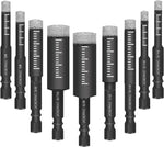 JOERIC orange diamond drill bits set ready for tile drilling
