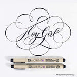 Sakura Pigma Micron tip sizes display