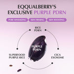 Eqqualberry Purple Pdrn Pore Minimizing Serum side profile label