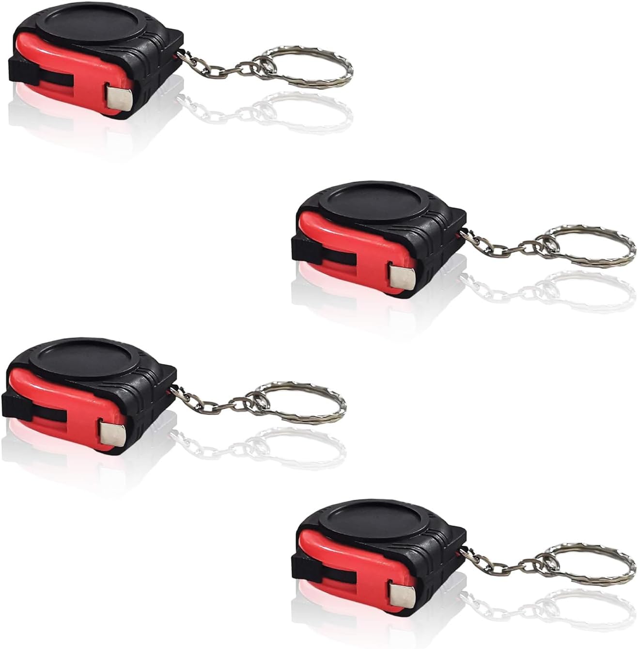 LiXiongBao mini tape measure front view with keychain
