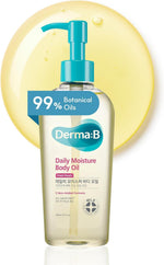 Derma B daily moisture body oil front view bottle