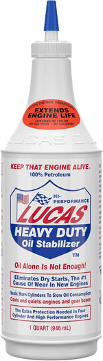 Lucas Oil 10001 Heavy Duty Oil Stabilizer 1 Quart front view