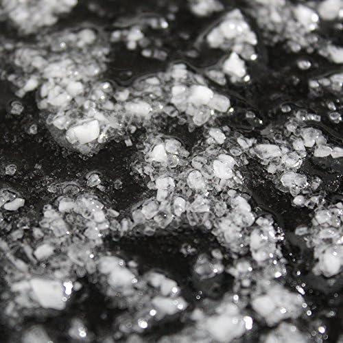 Dead Sea salt and coconut oil ingredients for cookware maintenance.