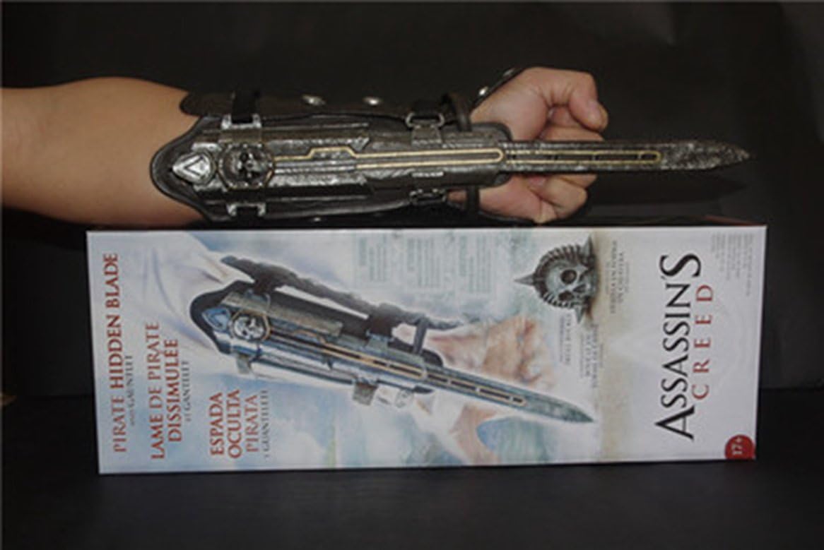 Assassin's Creed: Black Flag 4 Edward Kenway Hidden Rubber Blade Cosplay Weapons Props 1:1 Sleeves Sword - Image 8