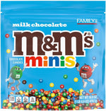 Resealable sixteen point nine ounce bulk bag of mini chocolates