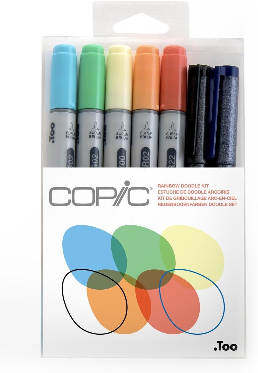 Back of Copic Ciao packaging showing product details