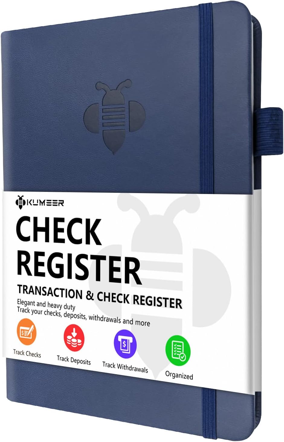 Check Register - Elegant Check Registers for Personal Checkbook with Check & Transaction Registers, Hardcover Checkbook Log 5.2x7.6" (Mint Green) - Image 13