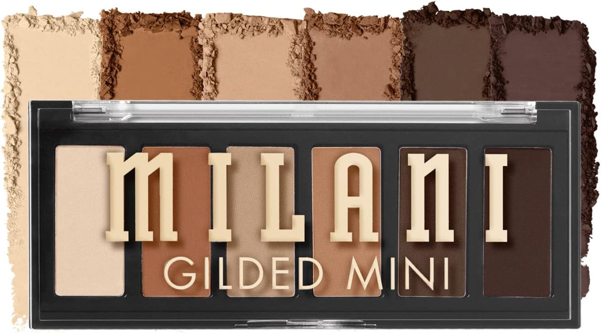 Milani Gilded Mini Eyeshadow Palette with 6 Matte & Shimmer Hues - Champagne Problems - Image 14