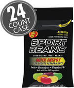 Jelly Belly energizing jelly beans individual one ounce packet close up for athletes