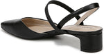 LifeStride black block heel pump angled perspective
