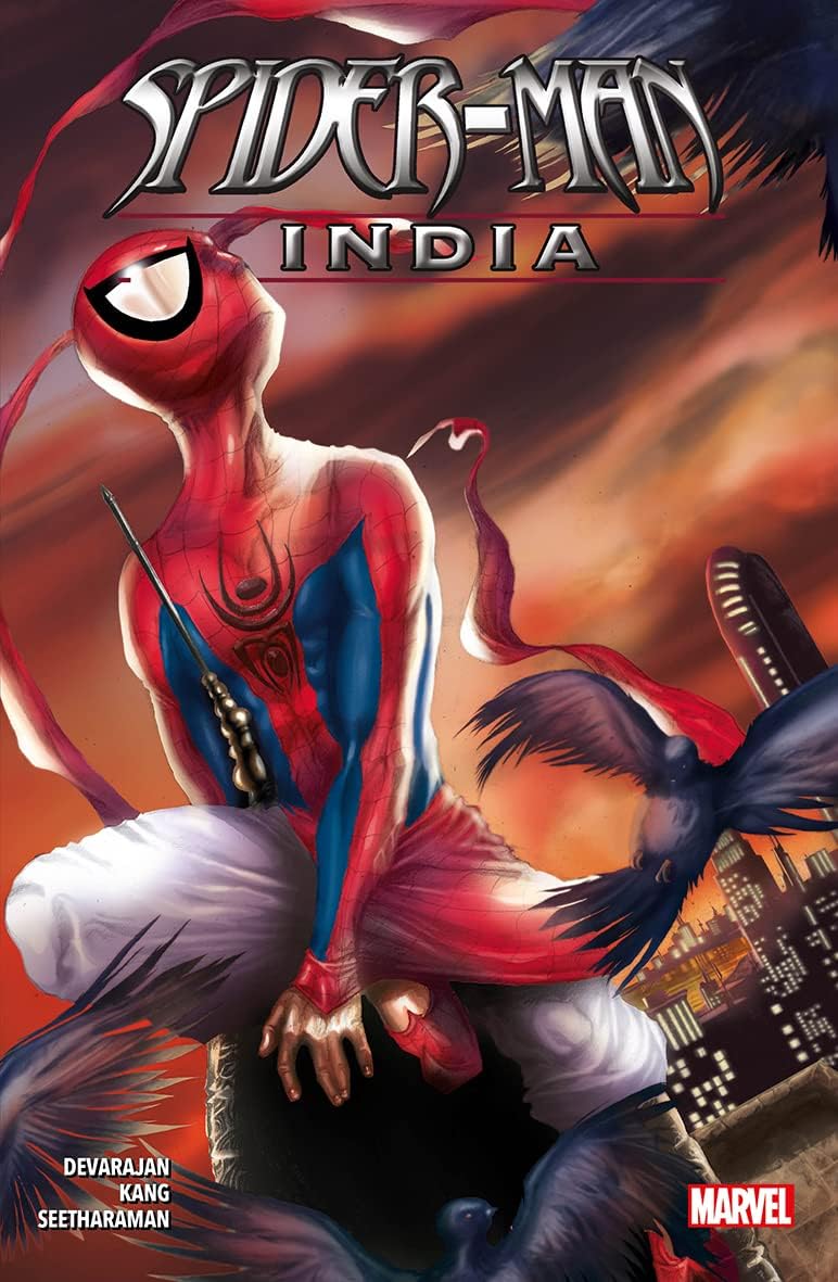Jeevan J. Kang Sharad Devarajan Spider-Man India paperback front view authentic comic