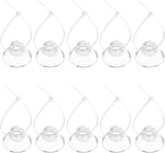 Pawfly aquarium suction cups and adjustable zip ties pack front view for fish tank organization.