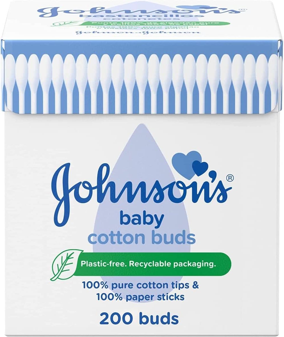 Three Packs of Johnsons Cotton Buds 200 Buds [Personal Care] - Image 1