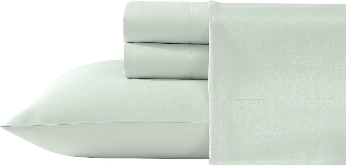Laura Ashley - Queen Size Sheet Set, Ultra Soft Cotton Blend Sateen Bedding with Fitted Sheet and Pillowcases, Deep Pocket, 800 Thread Count, College Dorm Room Essentials (Pastel Pink) - Image 12