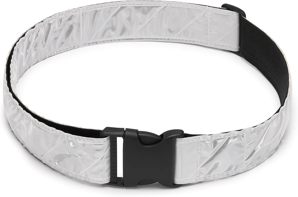 Vet Goods pink reflective belt worn for running