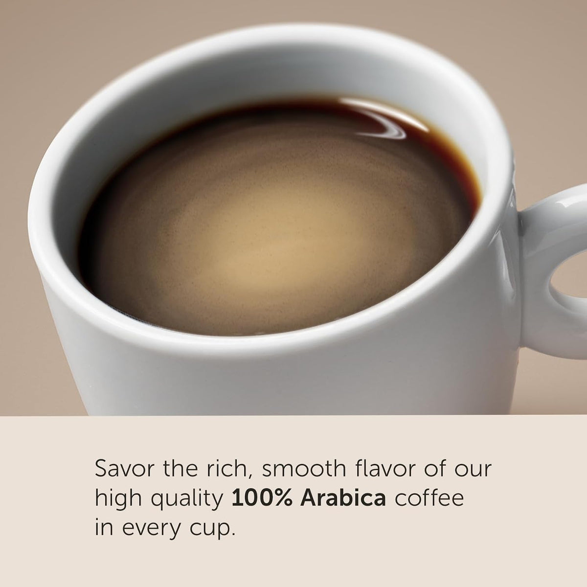 Illy coffee preparation in a ceramic mug