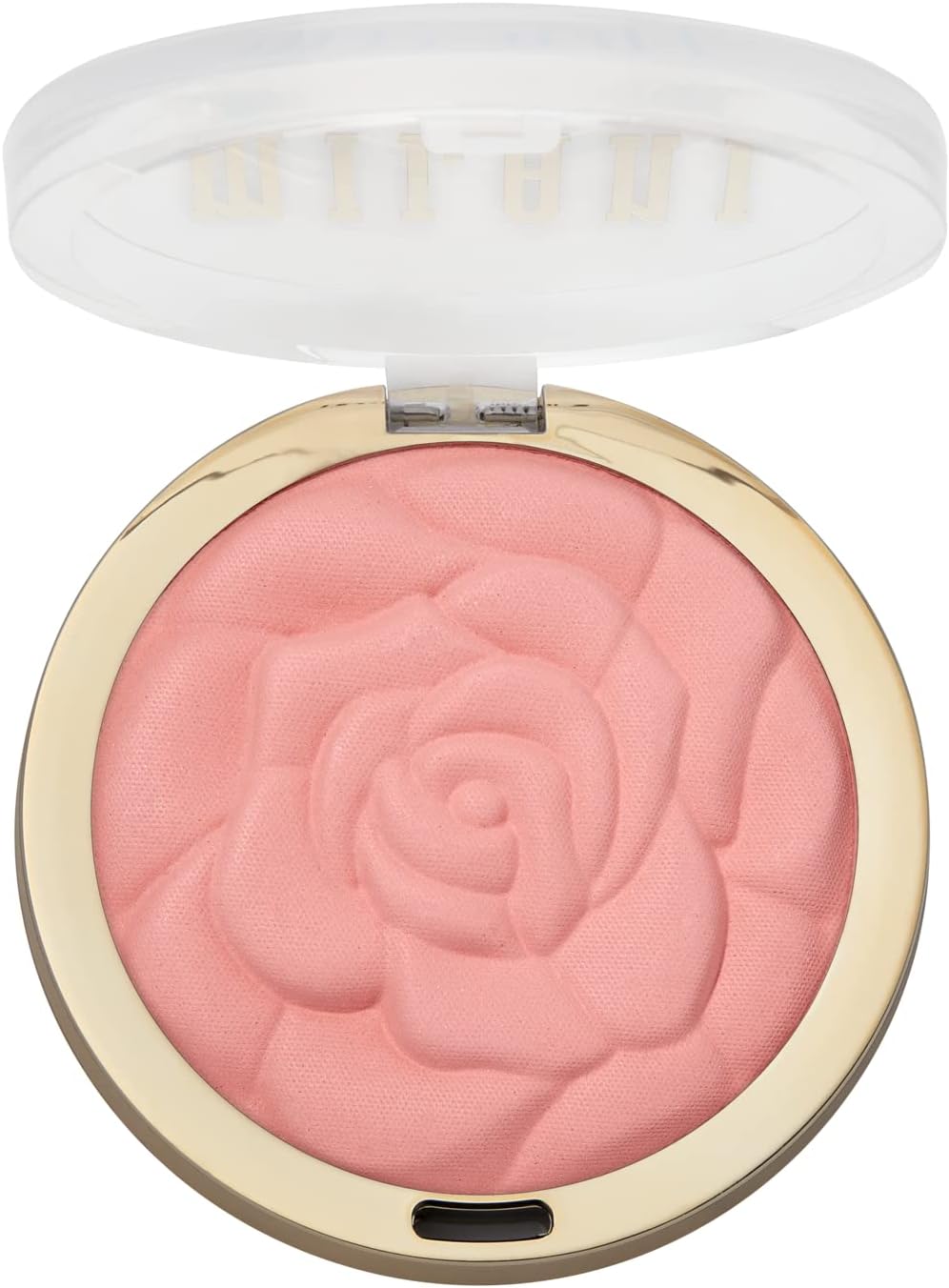 Milani imported cosmetics rose powder blush compact side profile