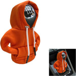 JOYCOURT car gear shift hoodie front view orange