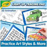 Crayola Light Up Tracing Pad Blue art kit packaging