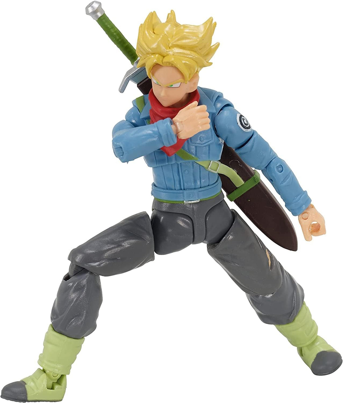 Full collection display setup of Dragon Ball Evolve action figures