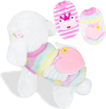 Authentic imported toy dog clothes sizing and fit view