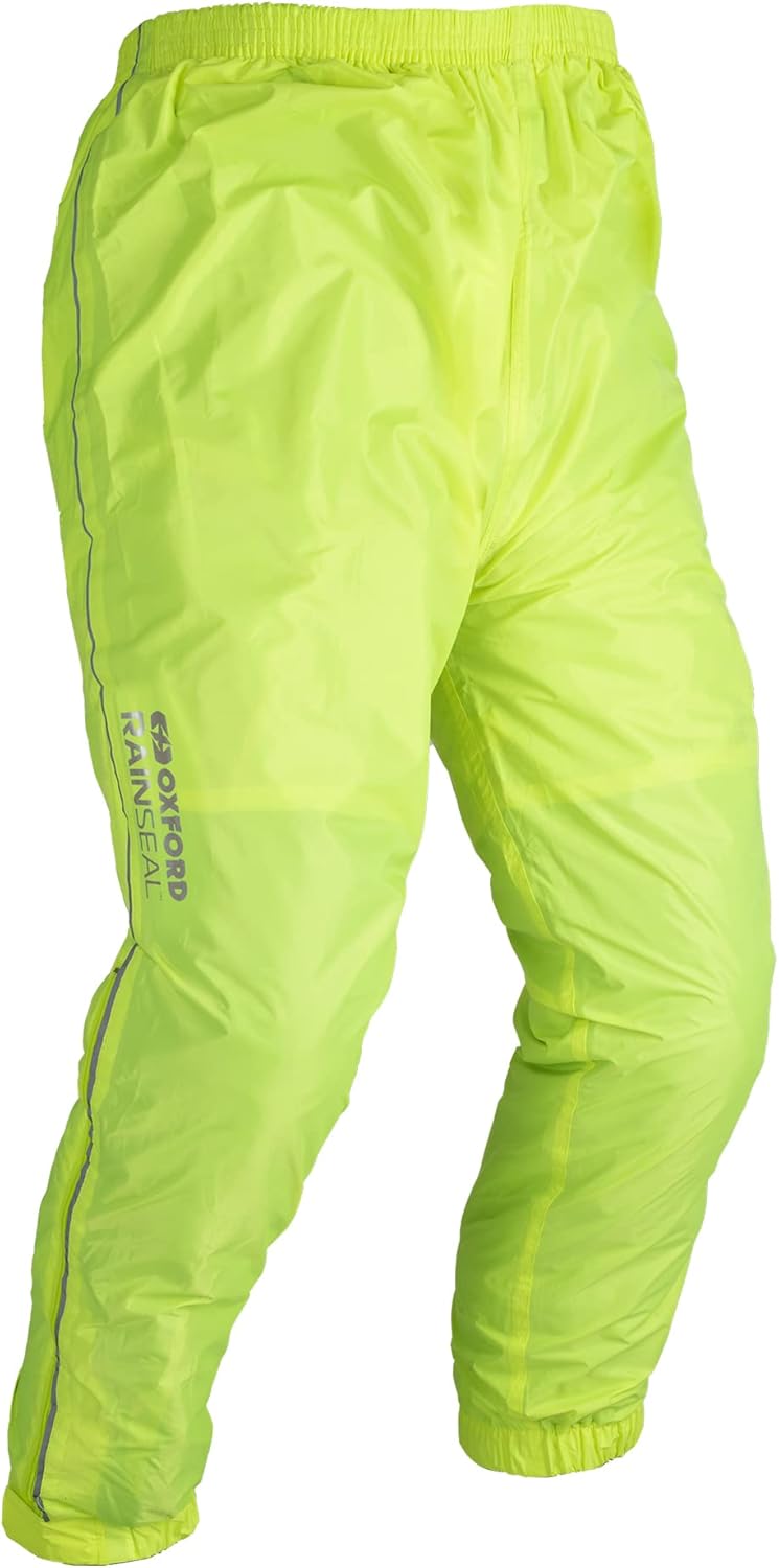 Oxford Products Rainseal pants front view premium waterproof motorcycle over trousers