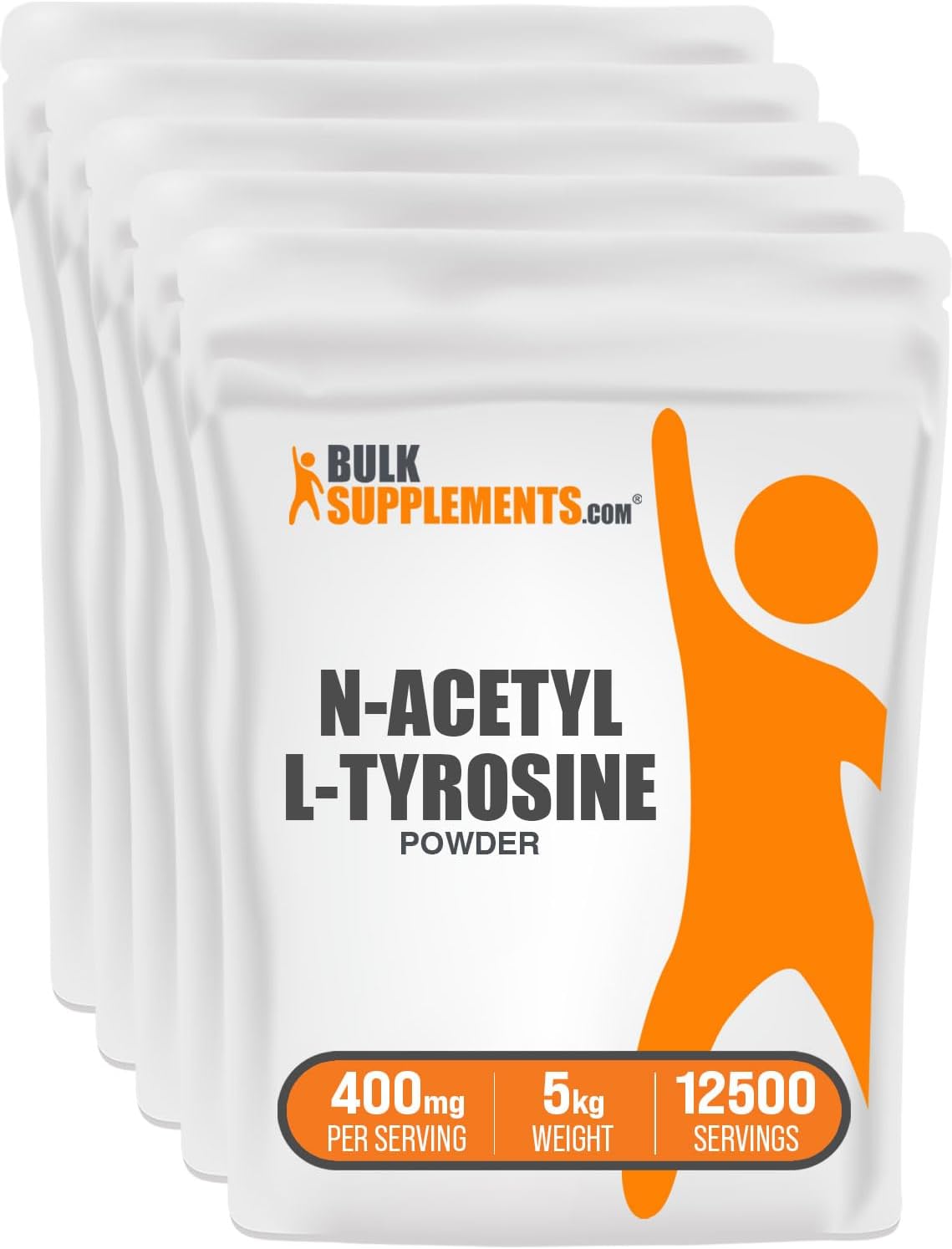 Close up view of the clean unflavored NALT powder for pre workout drinks.