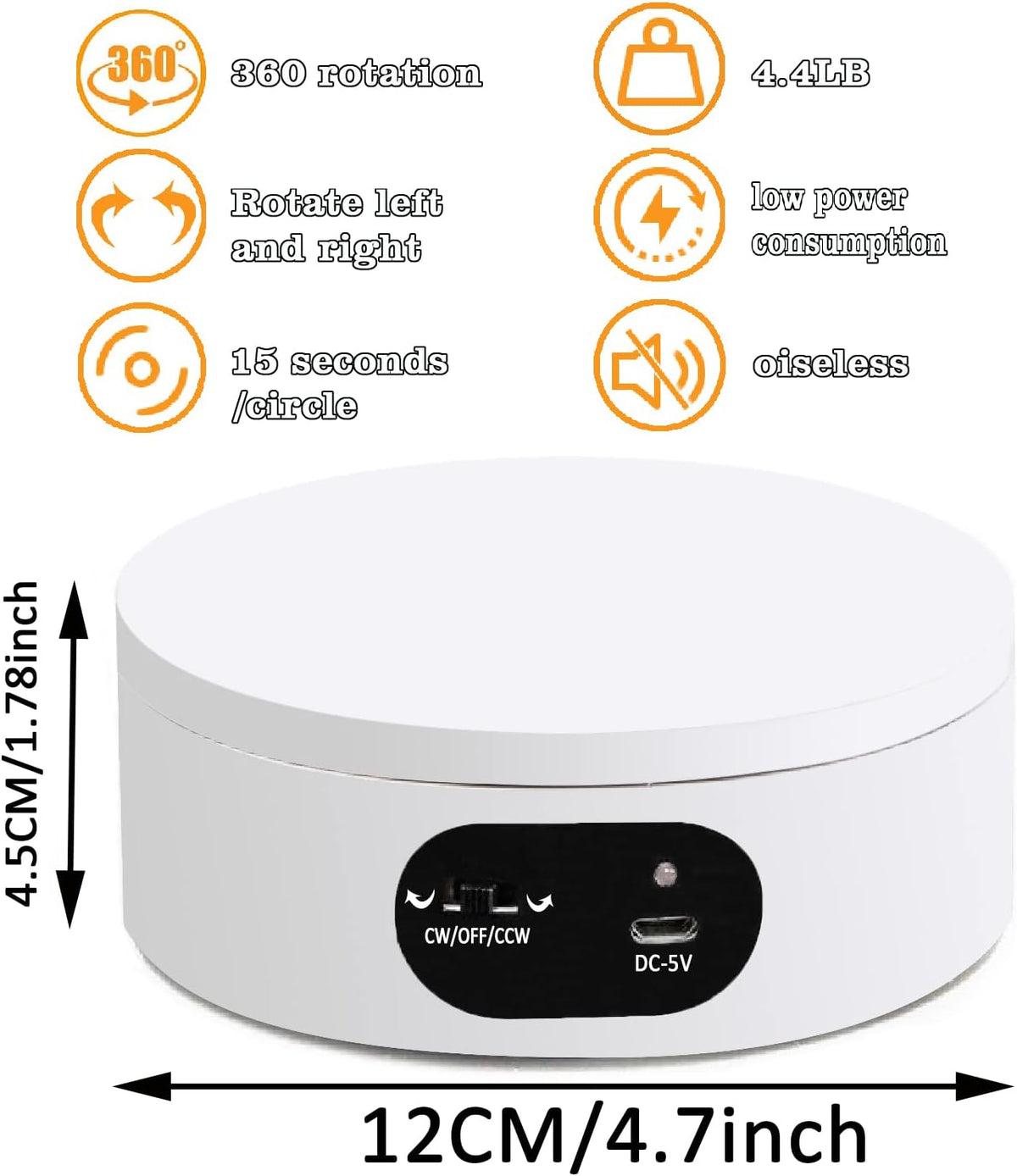 YVV display stand non-slip top surface