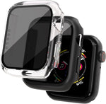 Privacy Case for Apple Watch Screen Protector Ultra 1/2 49mm | 1 Black + 1 Clear Privacy Case For Apple Watch, Anti-Spy Tempered Glass Screen Protector - Image 9