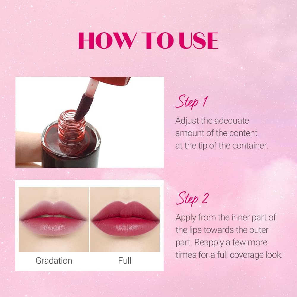 ETUDE Dear Darling Water Tint - Orange Ade + Cherry Ade (2 pcs) - Image 9