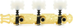 DJ312G TENOR Classical Guitar Tuners, Tuning Key Pegs/Machine Heads for Classical or Flamenco Guitar with Gold Plated Finish and Pearl Colored Butterfly Buttons. - Image 10