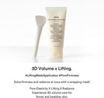 Abib Jericho Rose lifting peel off face mask cream texture application