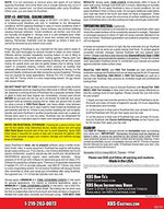 Detailed view of the KBS Coatings 4402 rust preventive label