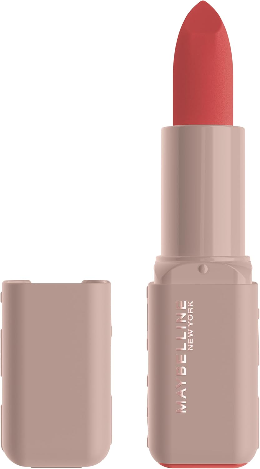 MAYBELLINE Serum Lipstick, Hydrating Lip Makeup with 8HRs of Lip Plumping Moisture with Hyaluronic Acid + Oil Blend, Wild Card (Midtone Red Matte) - Image 12