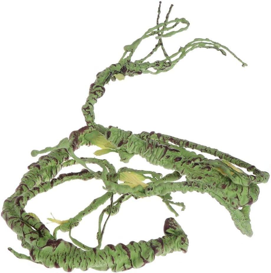 Pinvnby flexible jungle vine front view for reptile habitat