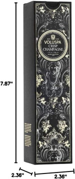 Voluspa Maison Noir diffuser set displayed on a stable surface