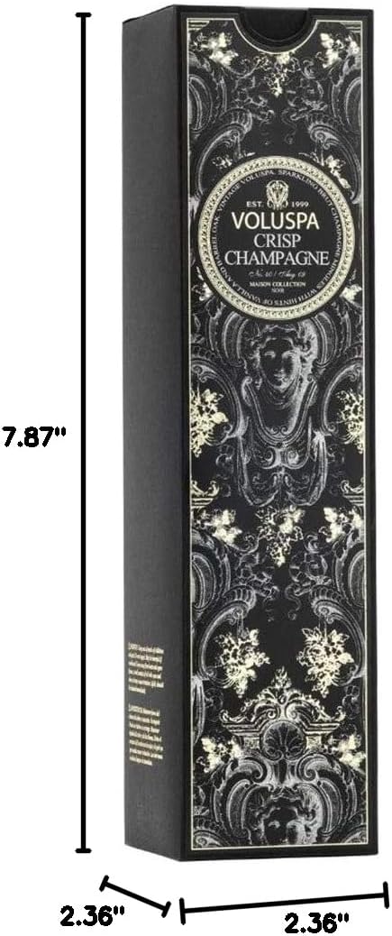 Voluspa Maison Noir diffuser set displayed on a stable surface