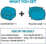 Decroom Lightweight Comforter set packaged layout