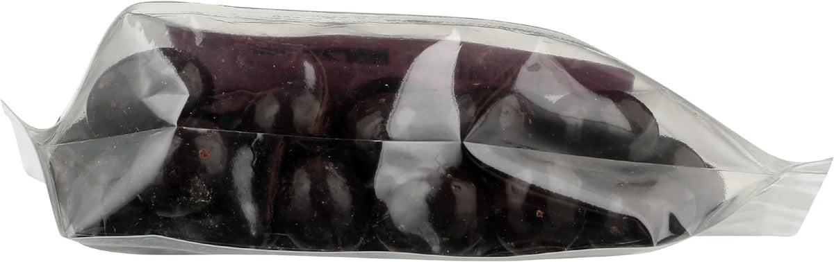 SunRidge Farms chocolate espresso beans 7 Ounce pouch standing upright.