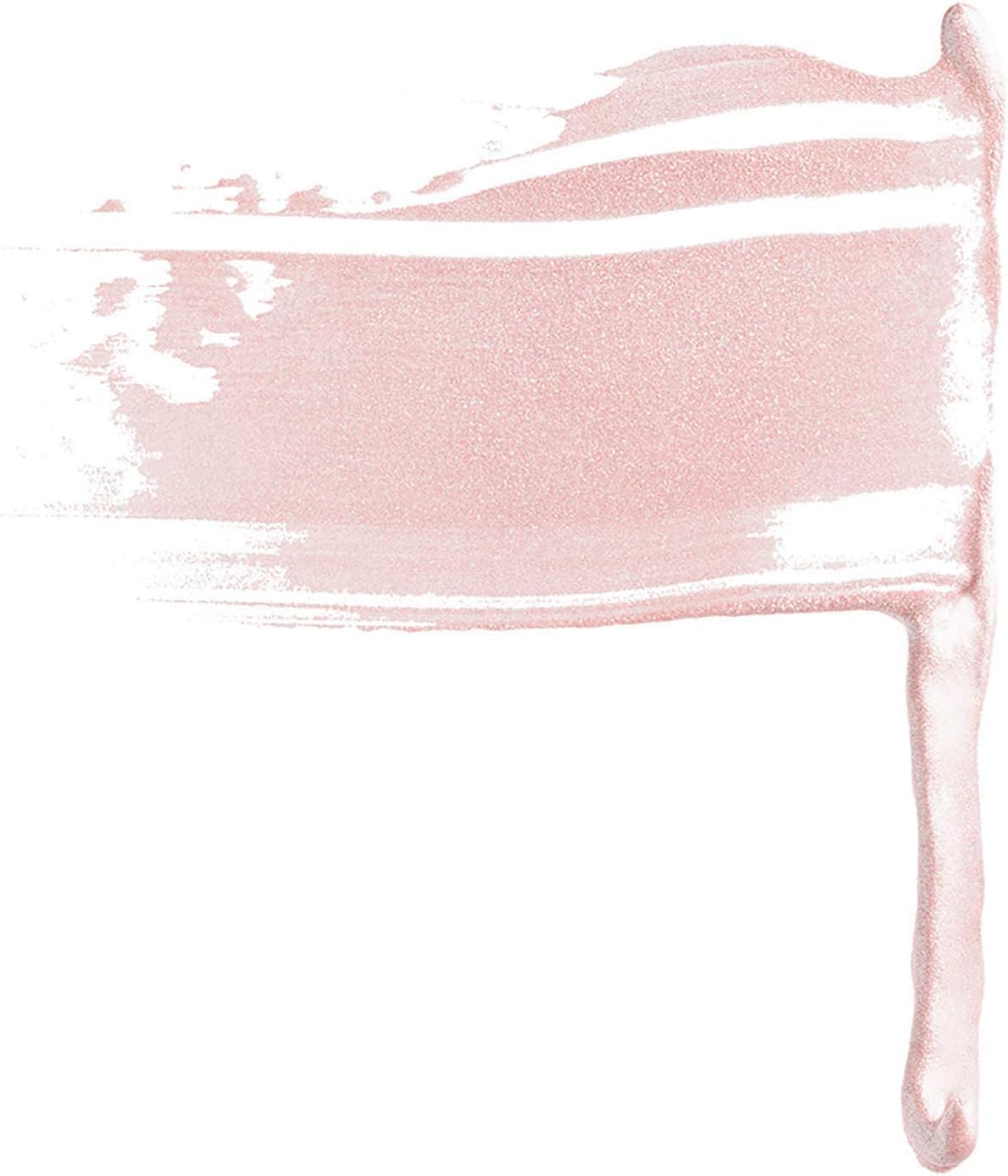 Liquid highlighter swatches showing iridescent glow