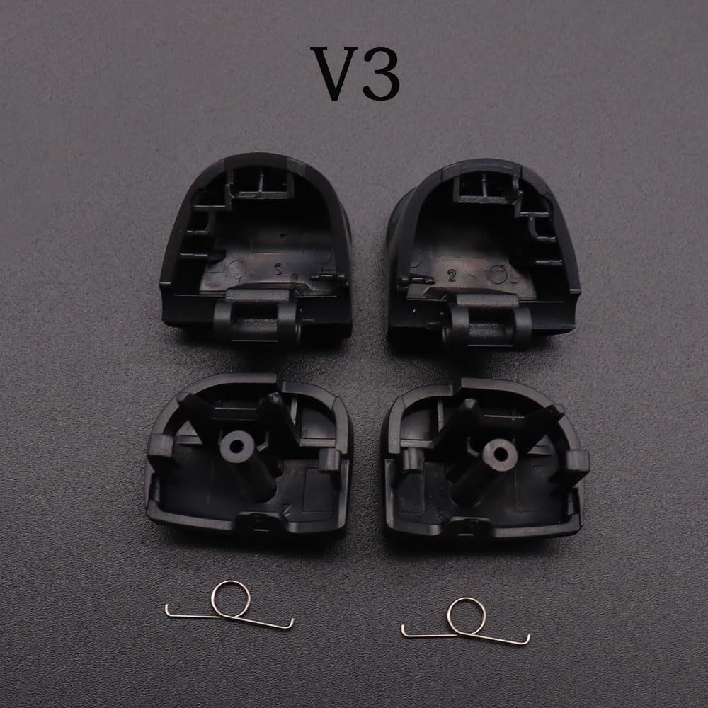 Black plastic replacement triggers and internal springs set layout