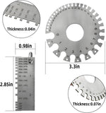 Yuntop stainless steel gauge laser etched scale detail