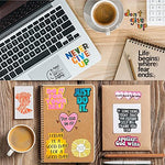 Full collection bundle of three hundred individual non duplicate motivational word stickers for adults and teachers classroom supplies.